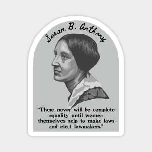 Susan B. Anthony Portrait and Quote Magnet