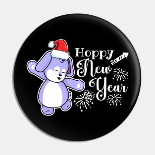 Hoppy New Year Pin