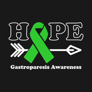 Hope - Gastroparesis Awareness Green Ribbon T-Shirt