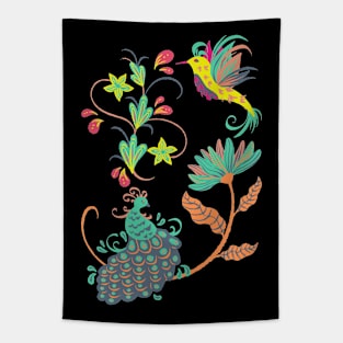 Bohemian birds Tapestry