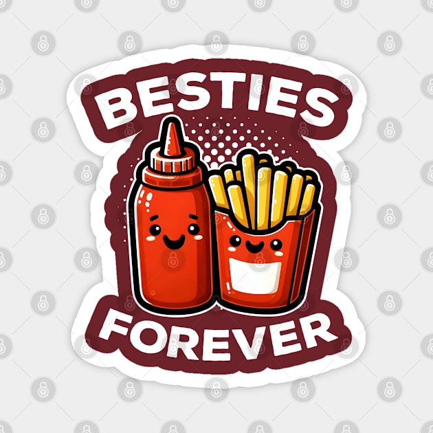 Besties Forever Magnet by DetourShirts