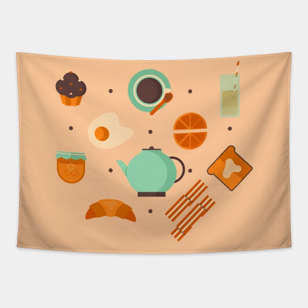 Most Important Meal Tapestry by BadOdds