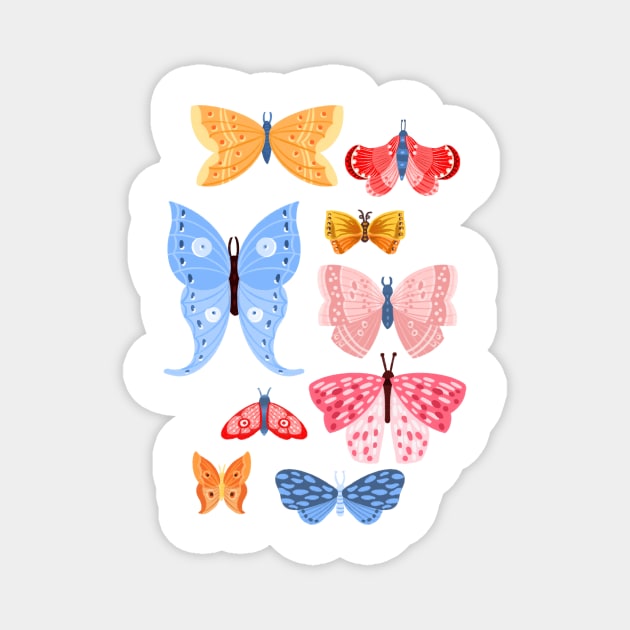 Butterflies Magnet by Valeria Frustaci 