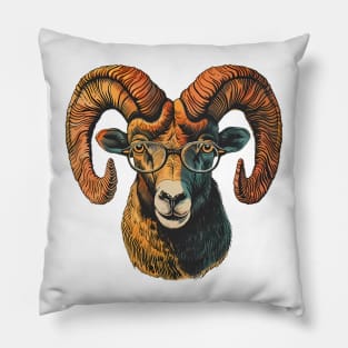 RamFrame Majesty: Bighorn Chic Pillow