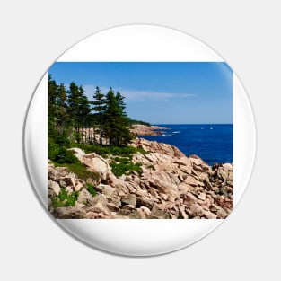 Cape Breton coastline Pin