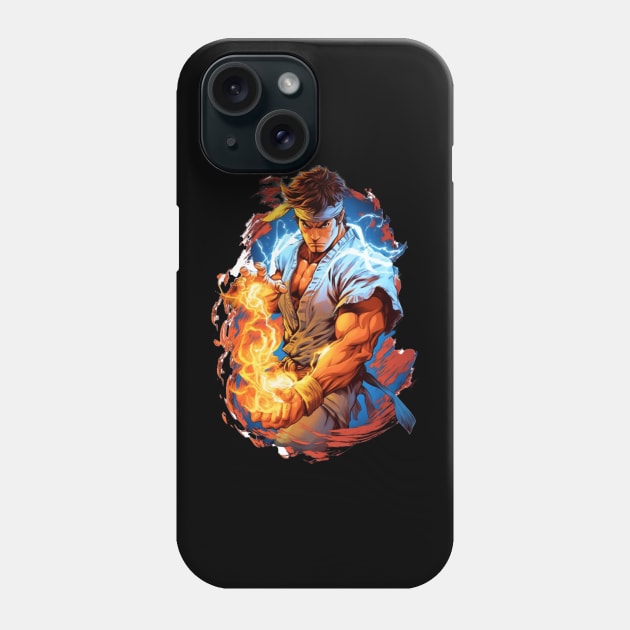 Ryu Street Fighter Design Phone Case by Labidabop