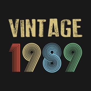 Vintage 1989 Birthday T-Shirt
