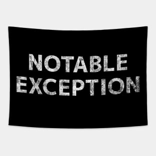 Notable Exception Tapestry