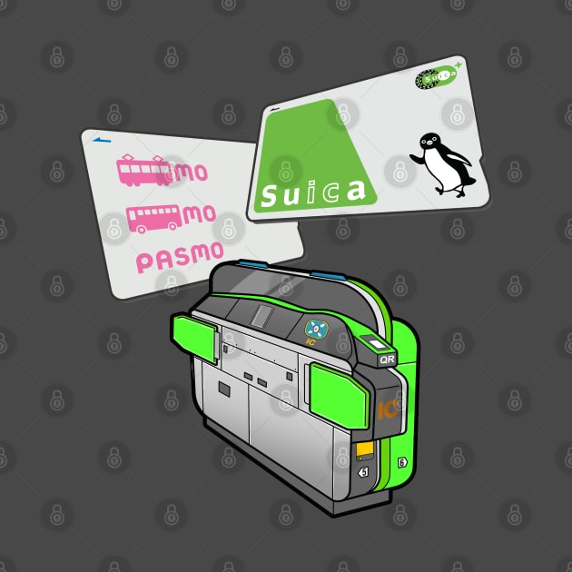 Suica Pasmo Train Gate by Cerealbox Labs