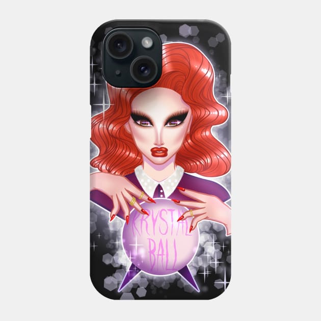 Krystal Ball - Scryer Phone Case by krystalballdiva