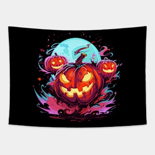 Funny Pumpkin Graphic Men Kids Women Halloween Tapestry