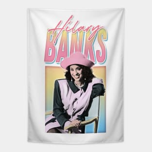 Hilary Banks - 90s Style Retro Aesthetic Fan Art Design Tapestry