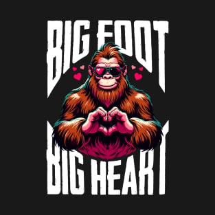 Sasquatch Big Foot  Big Heart T-Shirt