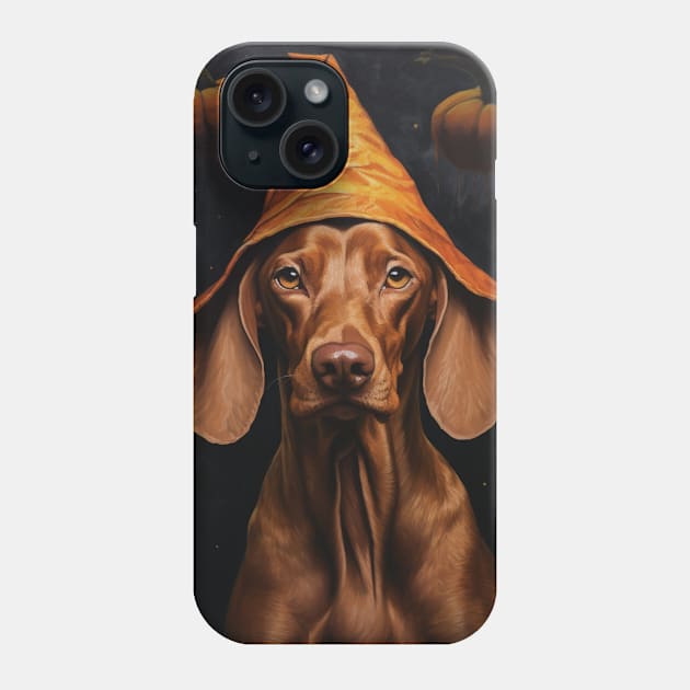 Cute Weimaraner Halloween Phone Case by NatashaCuteShop