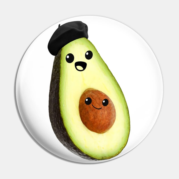 avocado faces (french) Pin by mystudiocreate