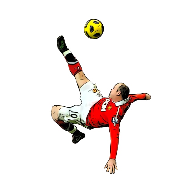 Wayne Rooney Manchester United derby goal by Binooo