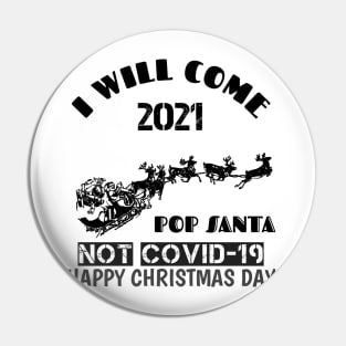 Pop santa happy Christmas day Pin