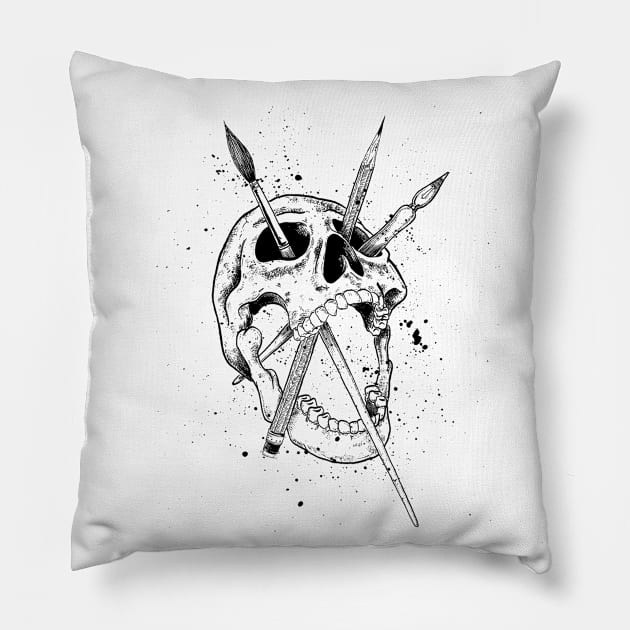 skull Pillow by rudoi