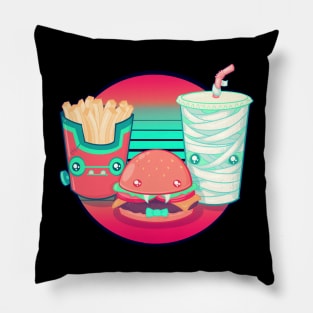 Spooky Fast Food Pillow