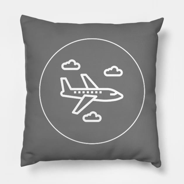 Plane Flying Pillow by Jetmike