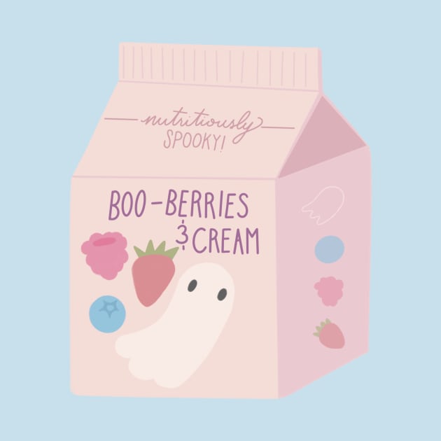 Boo-Berries & Cream by Ollie Day Art