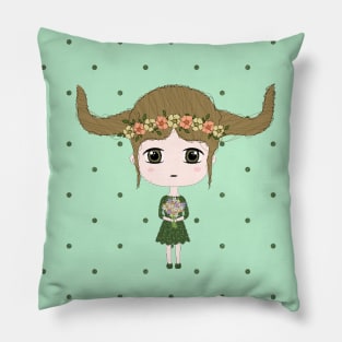 Taurus Girl Pillow