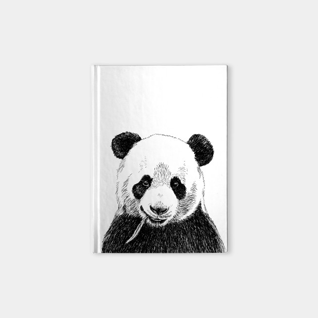 Panda Head Print