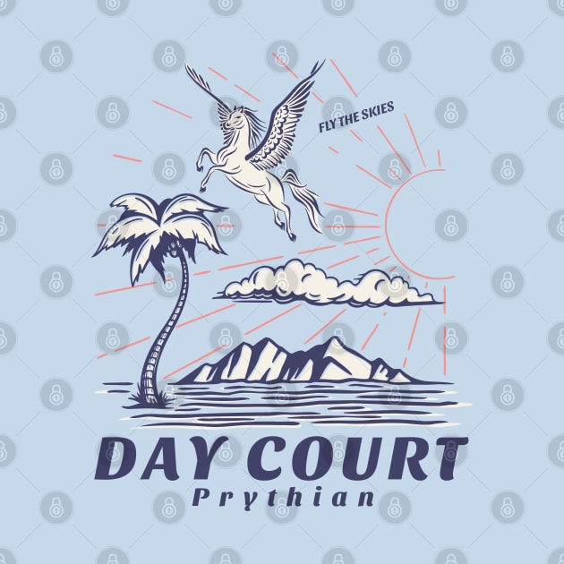 Day Court Vacation Tee by Kaybi76