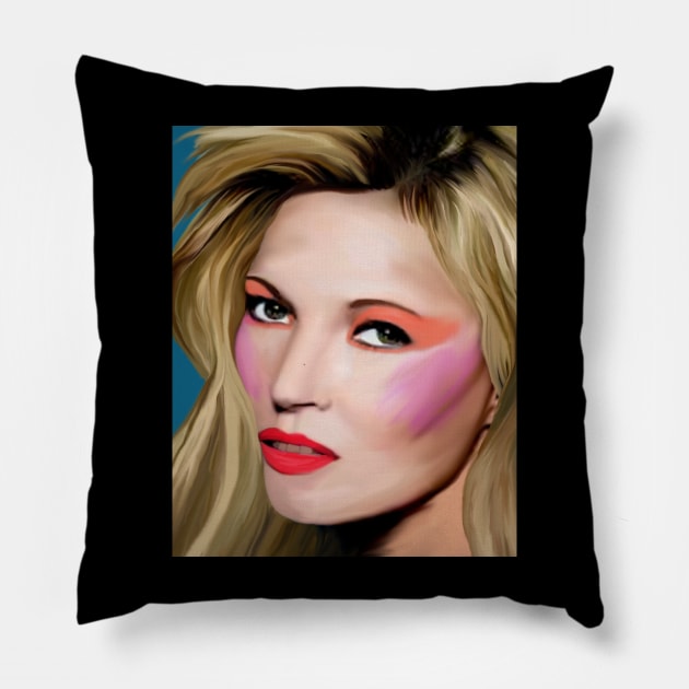 Kate Moss Pillow by ESPOART