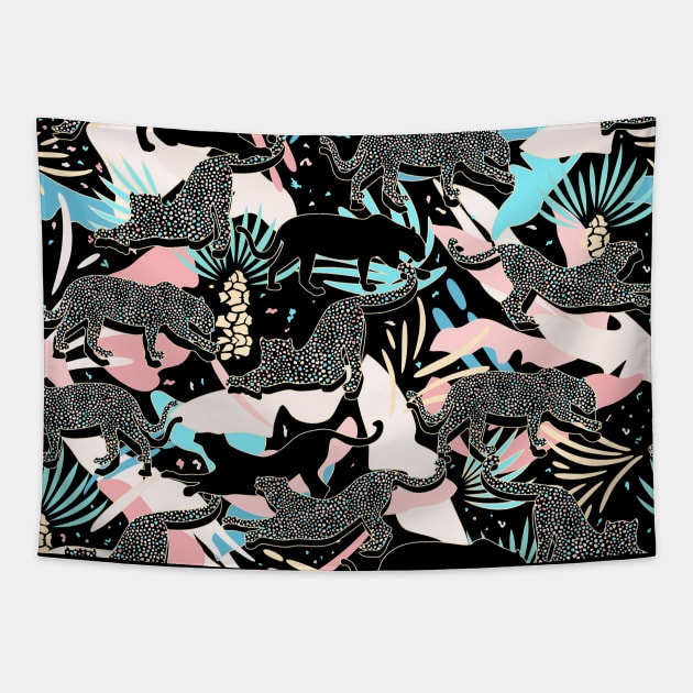 Exotic Jungle / Maximalist Pattern Tapestry by matise