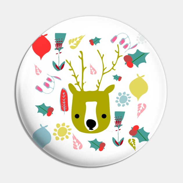 cute christmas deer Pin by bruxamagica