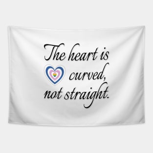 The Heart Is Not Straight Tapestry