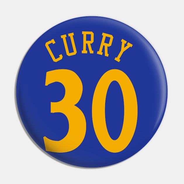Curry - Warriors Basketball Pin by Buff Geeks Art