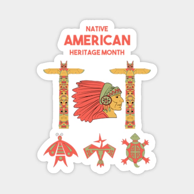 National Native American Heritage Month Magnet by Oiyo