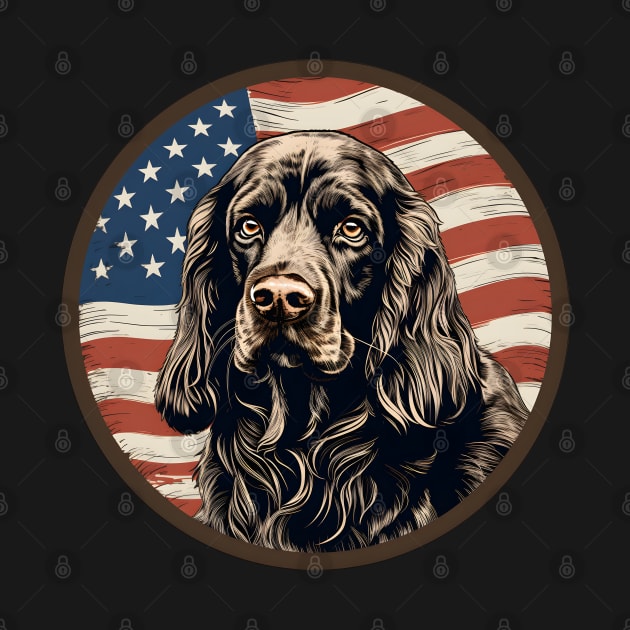 Patriotic Sussex Spaniel by NatashaCuteShop