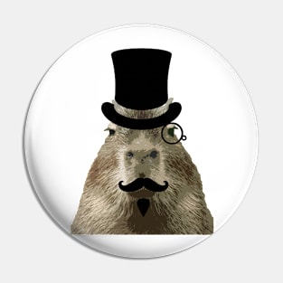 Fancy Capybara Pin