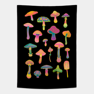 Trippy mushrooms Tapestry