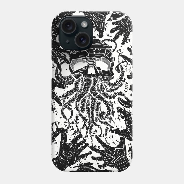 black nightmare Phone Case by manuvila