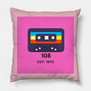 108 Tape Logo Pillow