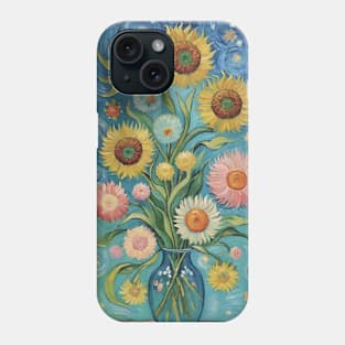 Sun-Kissed Splendor: Van Gogh's Sunflower Symphony Phone Case