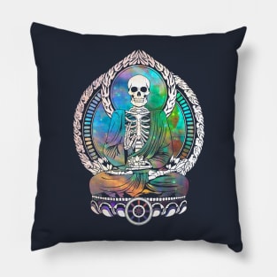 Galactic Starving Buddha 2 Pillow