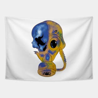 Tattoo Style - Rusty Skull - Color Tapestry