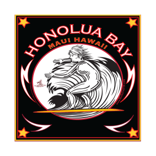 HONOLUA BAY MAUI HAWAII SURFING T-Shirt