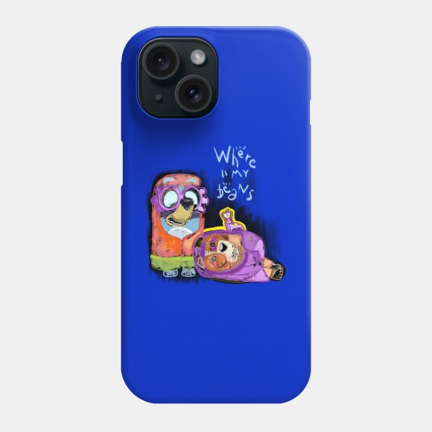 where is the beans Phone Case by Homoragomo