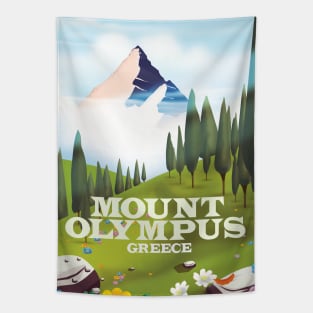 Mount Olympus Greece Tapestry