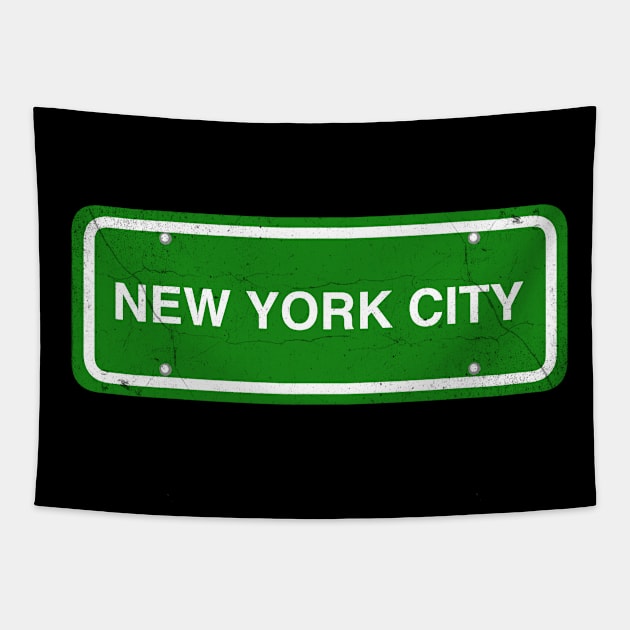 Welcome To New York City Tapestry by Lump Thumb