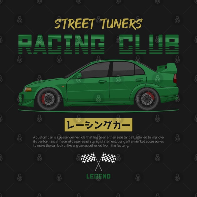 Tuner Green EVO V JDM by GoldenTuners