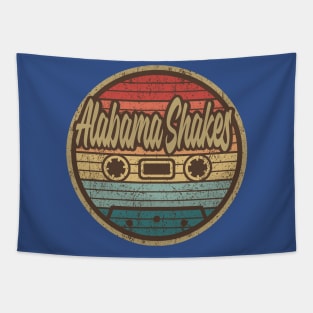 Alabama Shakes Retro Cassette Circle Tapestry