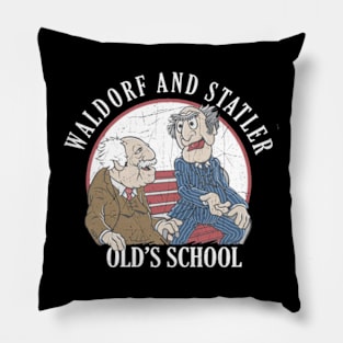 Vintage Waldorf And Statler Old's School Pillow