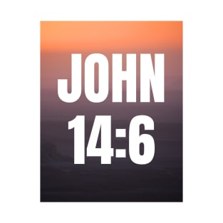 John 14:6 Bible Verse - Christian Quotes T-Shirt